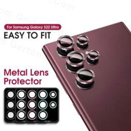 Protecteurs d'objectif d'appareil photo en métal étui en verre pour Samsung Galaxy S23 S22 Ultra