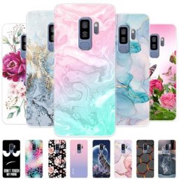 Coque de protection en silicone souple pour Samsung Galaxy S9 Plus étui pare-chocs