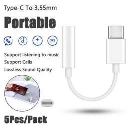 Adaptateur de Type C à 3.5mm prise Audio pour Smartphone Huawei Xiaomi 3.5mm écouteurs filaires