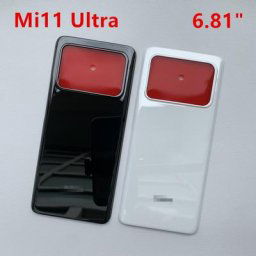 Boîtier arrière en verre pour Xiaomi Mi 11 Ultra remplacement de la batterie du téléphone porte