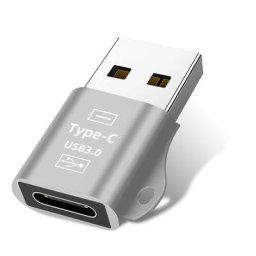 Adaptateur de charge en alliage d'aluminium pour mini téléphone convertisseur audio portable USB