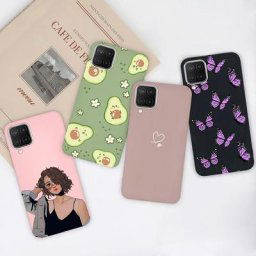 Étuis papillon mignon pour téléphone Samsung Galaxy coque de protection sac pare-chocs fille