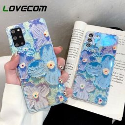Coque arrière souple avec peinture à l'huile et Laser pour Samsung A52 S22 Ultra S21 Plus S20