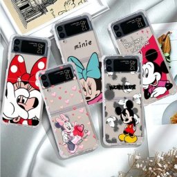 TureMouse-Coque de téléphone mignonne Minnie pour Samsung Galaxy Z Flip 4 ZFlip 3 5G Z Flip 3