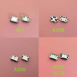 Connecteur de Charge Micro USB 50 pièces pour Samsung Galaxy A01 A015 A015F A10S A20S A30S A21S