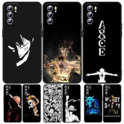Coque de téléphone noire pour OPPO One Pieces coque souple Capa Japanese A5 A9 A12 A1K AX7