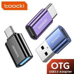 Toocki USB 3.0 Type C Adaptateur OTG USB C Mâle À Micro USB Convertisseur Femelle Pour Macbook