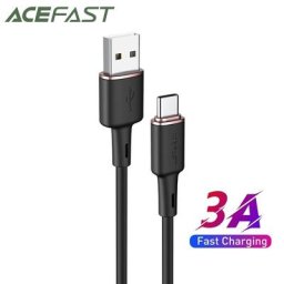 ACEFAST – câble de chargement 3A en Silicone Type C pour Samsung S20 S21 pour tablettes Xiaomi