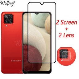 Protecteur d'écran en verre Nacho pour Samsung Galaxy A12 verre d'appareil photo verre Nacho 6.5