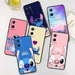 Lilo Stitch – coque noire pour OPPO A96 AA94 A93 A77S A76 A74 A73 A72 A57S A757E AX7