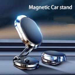 Support de téléphone portable en métal pour voiture rotation à 720 degrés pliable universel à