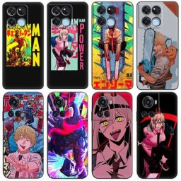 Coque de téléphone en silicone Chainsaw Man coque noire pour OnePlus Nord 2 N10 N100 N200 CE2 Lite