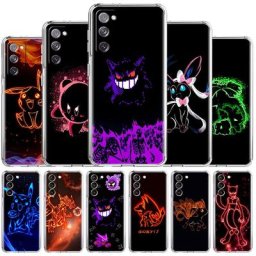 Coque de téléphone transparente Anime Pokemon Japon coque transparente pour Samsung Galaxy S22 S20