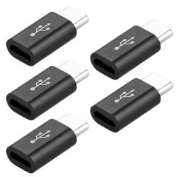 5 pièces type-c vers micro adaptateur USB-C mâle vers micro USB type-c convertisseur femelle pour