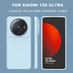 Coque en silicone souple liquide pour Xiaomi 12s Ultra housse de protection anti-chute