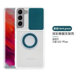 Coque de protection transparente antichoc pour Samsung Galaxy S30 S22 S21 FE Plus avec support