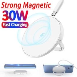 Support de chargeur magnétique sans fil pour iPhone charge rapide chargeur Macsafe support de