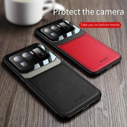 Xiaomi-Coque en silicone antichoc pour Xiaomi pare-chocs en TPU coque arrière en cuir et verre Mi