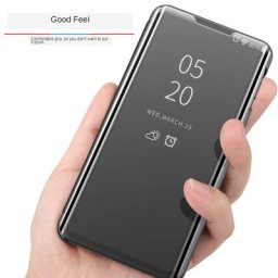 Coque de téléphone à rabat avec support miroir étui de luxe pour Xiaomi Mi 10T 11T Pro 11 Lite