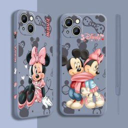 Coque de téléphone rose Minnie Baby pour Apple iPhone coque mignonne avec UL magasins de liquides