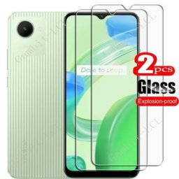 Protecteur d'écran pour Realme Narzo 50i Prime 2 pièces Film en verre trempé HD de 6.5 pouces pour