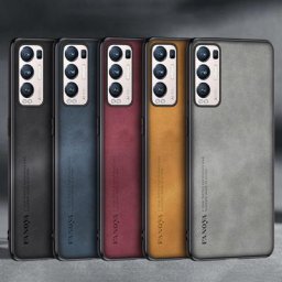 Étui en cuir PU de luxe pour OPPO Reno 3 4 5 6 Pro Plus 5Z 5G housse de téléphone en silicone 256