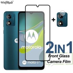 Protecteur d'Écran en Verre pour Motorola Moto E13 E22i E22 E32 E40 Couverture Complète Film