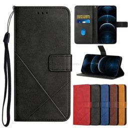 Coque de téléphone portable en cuir étui portefeuille à rabat en velours pour LG Stylo 7 6 K52 K62