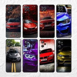 Coque de téléphone souple en TPU pour Realme coque en silicone bleu rouge voiture 8 C21 9