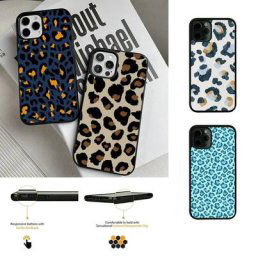 Coque de téléphone à motif moucheté pour iPhone coque en silicone dur coque en poly PC iPhone 13