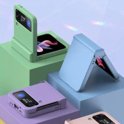 Coque rigide ultra-fine pour Samsung Galaxy Z Flip 4 et 3 étui de téléphone PC pur coque de