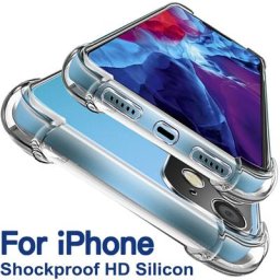 Coque transparente antichoc en silicone pour apple étui de luxe HD case pour Iphone 11 12 13 14