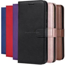 Coque de téléphone portable en cuir étui à rabat pour Samsung Galaxy A01 Core A21 A21S A31 A41 A51