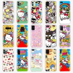 Coque TPU pour Motorola Moto G9 G8 G7 G 5G Plus Play Power 2022 2021 housse Z-53 Hello Kitty Friends