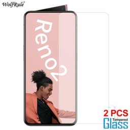 Protecteur d'écran pour OPPO Reno2 2 pièces Film de protection en verre trempé pour OPPO Reno2