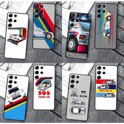 Étui de voiture de rallye rétro pour Samsung coque de téléphone Galaxy S22 Ultra S9 S10 Note 10