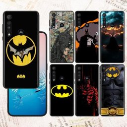 Coque de téléphone noir mignon Batman hero pour Motorola E32 G52 G Stylus G41 G71 Edge G60 S G9 G8