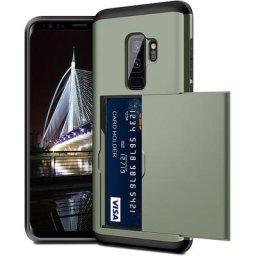 Étui portefeuille avec porte-cartes de crédit pour Samsung Galaxy S9 Plus coque de téléphone