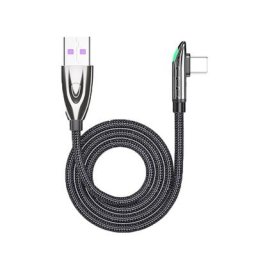 1/2/0.5 M Coude Câble de Données De Type c à Chargement Rapide pour Smartphones Ligne de Données