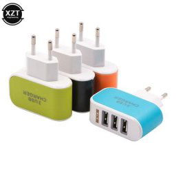 Adaptateur d'alimentation universel AC DC 5 V 1A 3 ports USB chargeur de téléphone portable