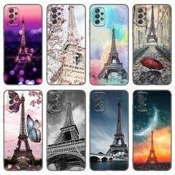 Coque de téléphone Tour Eiffel pour Samsung Paris A04 A21 A30 A50 A52 S A13 A14 A22 A23