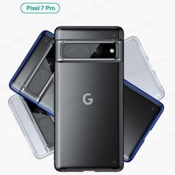 Coque de protection antichoc à quatre coins pour Google Pixel 7 Pro couverture arrière rigide PC