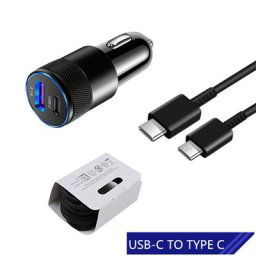Adaptateur de chargeur de voiture USB C PD pour iphone 13 Pro Max 3A charge rapide câble de Type C