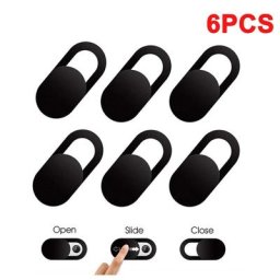 Couvercle de WebCam universel autocollant de confidentialité curseur magnétique en plastique pour