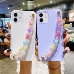 Coque de téléphone avec bracelet coeur d'amour 3D coque de poignet JOSoft pour Huawei P50 P40 Pro