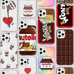 Cnorber-Coque en silicone alimentaire chocolat amour pour iPhone coque pour iPhone 13 12 13 11