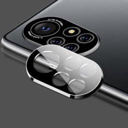 Protecteur d'objectif d'appareil photo en métal noir et vert pour Huawei Nova8 Nova 8