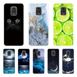 Coque arrière en silicone souple pour Xiaomi Redmi Note 9 Pro motif peint coque de téléphone 9S