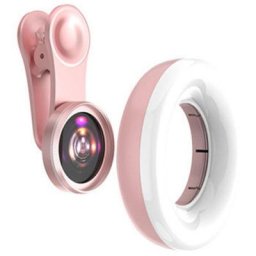 Anneau lumineux LED de remplissage pour téléphone portable lentille 15X SRL pour iPhone