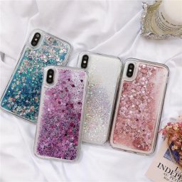 Coque en silicone souple à paillettes liquides pour Samsung Galaxy A3 A5 horizon A7 A8 A9 J2